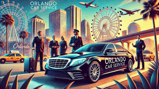 TUXEDO black car service from Orlando Airport MCO to Port Canaveral with car seat