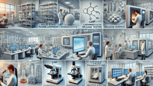 solid-state pharmaceutical development, GMP pharmaceutical release testing solid-state pharmaceutical development, GMP pharmaceutical release testing, chemical intellectual property support, pharmaceutical contaminant analysis, x-ray powder diffraction testing lab