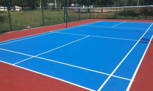 acrylic badminton court
