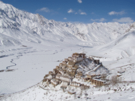 Spiti Valley in winter