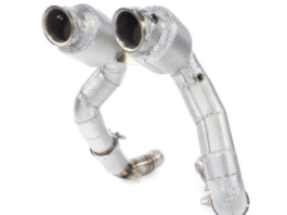 mercedes e63 w213 catted and catless downpipes